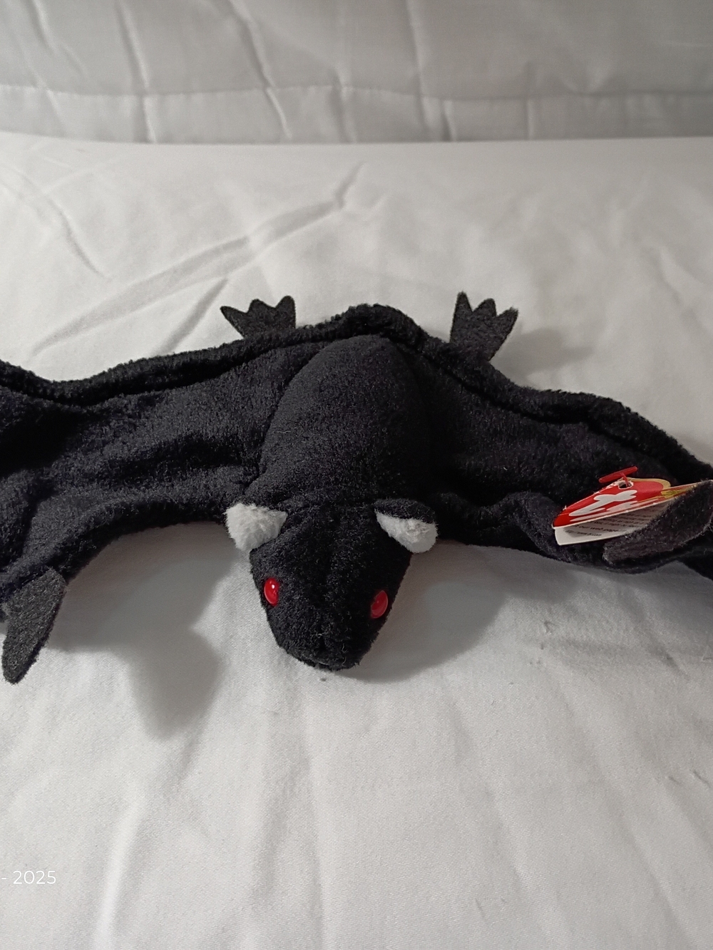 Radar Ty Beanie Baby Black Bat 1995 PVC Pellets With Hang Tag